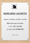 HORARIO AGOSTO